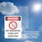 Signmission No Smoking Turn Off Ignition Danger Sign, Plastic, 7in W x 10in L, 2PK OS-2PACK-DS-P-710-V-1490 - alternate 4